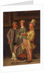English Tourists at the Louvre, attributed to Philippe Jacques Linder by Philippe Jacques Linder