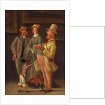 English Tourists at the Louvre, attributed to Philippe Jacques Linder by Philippe Jacques Linder