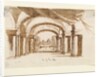 Set Design for Arsinoe by James Thornhill