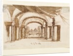 Set Design for Arsinoe by James Thornhill