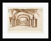 Set Design for Arsinoe by James Thornhill