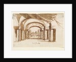Set Design for Arsinoe by James Thornhill