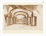 Set Design for Arsinoe by James Thornhill
