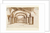 Set Design for Arsinoe by James Thornhill