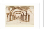Set Design for Arsinoe by James Thornhill