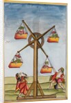 Family on a ferris-wheel. Madras, India, late 18th century by Unknown