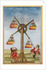 Family on a ferris-wheel. Madras, India, late 18th century by Unknown