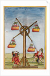 Family on a ferris-wheel. Madras, India, late 18th century by Unknown
