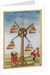 Family on a ferris-wheel. Madras, India, late 18th century by Unknown