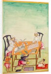 Two draughtsmen at work. Madras, India, late 18th century by Unknown