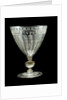 Clear Glass Goblet by Jacob Verzelini the Elder & Anthony de Lysle