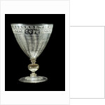 Clear Glass Goblet by Jacob Verzelini the Elder & Anthony de Lysle