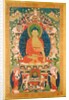Buddha Sakayamuni with his Two Chief Disciples. Tibet, 18th century by Unknown
