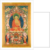 Buddha Sakayamuni with his Two Chief Disciples. Tibet, 18th century by Unknown
