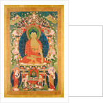 Buddha Sakayamuni with his Two Chief Disciples. Tibet, 18th century by Unknown