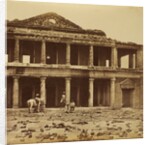Bara Imambara after the Indian Mutiny by Felice Beato
