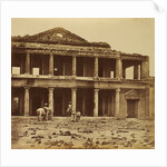 Bara Imambara after the Indian Mutiny by Felice Beato