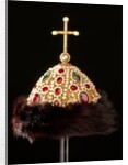 Crown worn by Boris Christoff in the title rôle in Mussorgsky's opera Boris Godunov. Russia, c.1960-1970 by Unknown