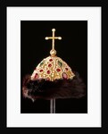 Crown worn by Boris Christoff in the title rôle in Mussorgsky's opera Boris Godunov. Russia, c.1960-1970 by Unknown