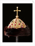 Crown worn by Boris Christoff in the title rôle in Mussorgsky's opera Boris Godunov. Russia, c.1960-1970 by Unknown