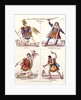 Skelt's Miniature portraits, Mr. Kean as Brutus, Richard III, Rolla, and Othello by Anonymous