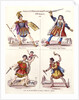 Skelt's Miniature portraits, Mr. Kean as Brutus, Richard III, Rolla, and Othello by Anonymous