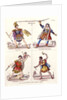 Skelt's Miniature portraits, Mr. Kean as Brutus, Richard III, Rolla, and Othello by Anonymous