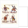 Skelt's Miniature portraits, Mr. Kean as Brutus, Richard III, Rolla, and Othello by Anonymous