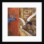 A Peep Behind the Curtain at Drury Lane by James Sayers