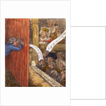 A Peep Behind the Curtain at Drury Lane by James Sayers