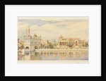 Tank & Marble Causeway the Sikh Temple Amritsar. William Carpenter. Amritsar, India, c.1854 by William Carpenter