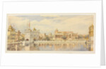 Tank & Marble Causeway the Sikh Temple Amritsar. William Carpenter. Amritsar, India, c.1854 by William Carpenter