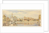 Tank & Marble Causeway the Sikh Temple Amritsar. William Carpenter. Amritsar, India, c.1854 by William Carpenter