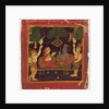Rama and Sita attended by Lakshman and Hanuman. Marwar, India, 19th century by Unknown
