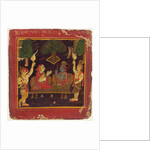 Rama and Sita attended by Lakshman and Hanuman. Marwar, India, 19th century by Unknown