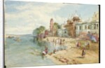 Muttra on the Jumna by William Simpson