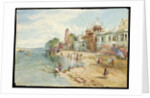Muttra on the Jumna by William Simpson