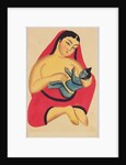 Krishna being nursed by Jasoda, his first mother by Nibaran Chandra Ghosh