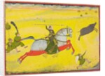 Maharao Umed Singh of Kota hunting boar. Kota, India, 18th century by Unknown