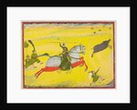 Maharao Umed Singh of Kota hunting boar. Kota, India, 18th century by Unknown