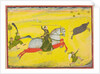 Maharao Umed Singh of Kota hunting boar. Kota, India, 18th century by Unknown