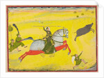Maharao Umed Singh of Kota hunting boar. Kota, India, 18th century by Unknown