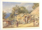 View of the wood bazaar by William Carpenter