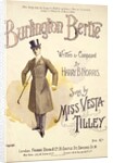 Music sheet cover for the music hall song Burlington Bertie by Norris