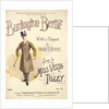 Music sheet cover for the music hall song Burlington Bertie by Norris