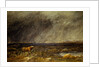 The Challenge: A Bull in a Storm on the Moor by David Cox The Elder