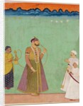 Aristu Jah of Hyderabad smoking a hookah. Hyderabad, India, 19th century by Unknown