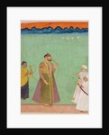 Aristu Jah of Hyderabad smoking a hookah. Hyderabad, India, 19th century by Unknown