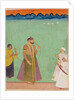 Aristu Jah of Hyderabad smoking a hookah. Hyderabad, India, 19th century by Unknown