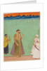 Aristu Jah of Hyderabad smoking a hookah. Hyderabad, India, 19th century by Unknown